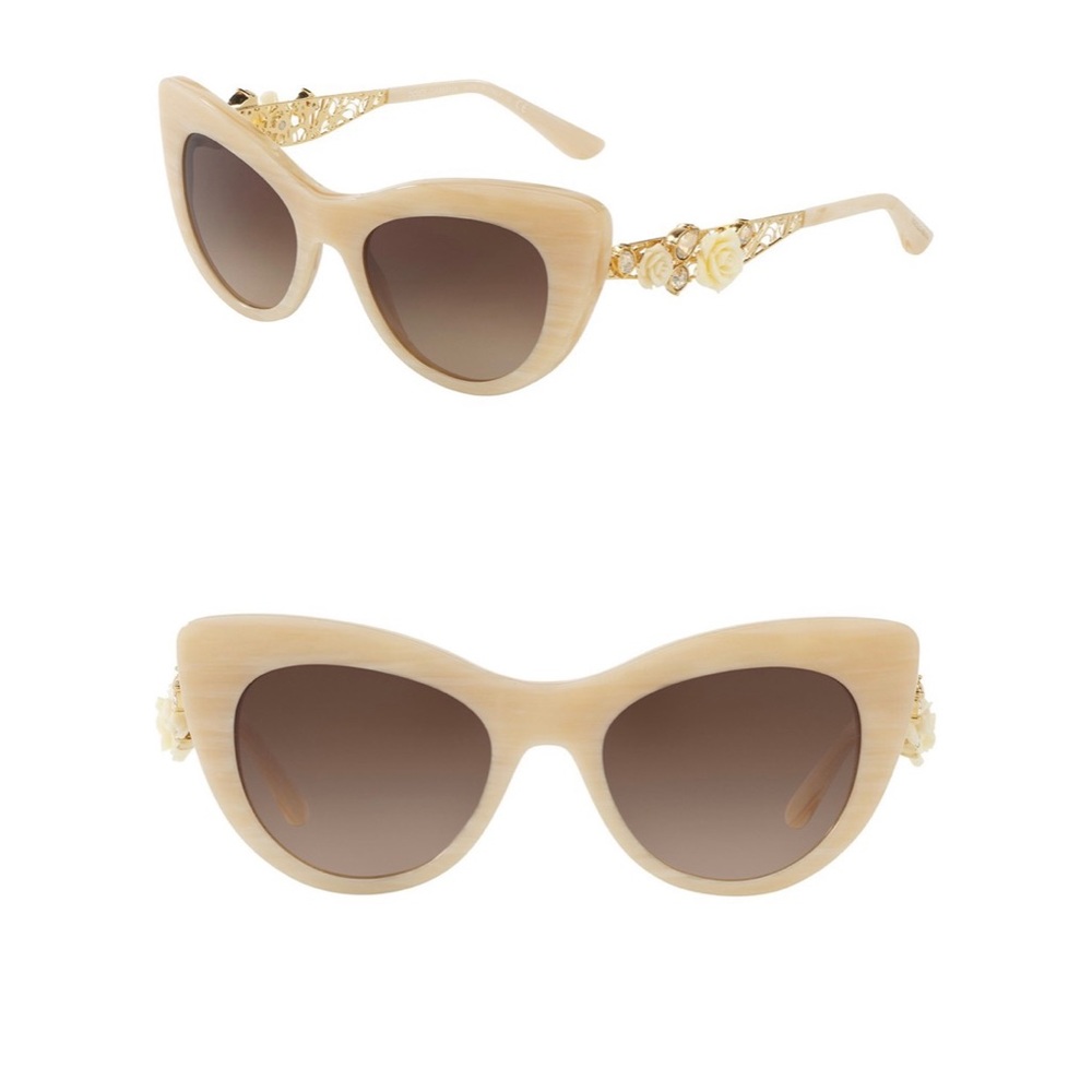 Dolce & Gabbana flower cat eye sunglasses